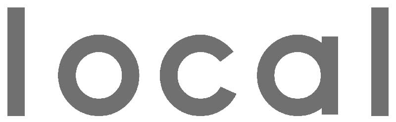 The word "local" is written in bold, gray, lowercase letters on a white background, reflecting a modern aesthetic often used by Premier Media Network and Programmatic Advertising brands.